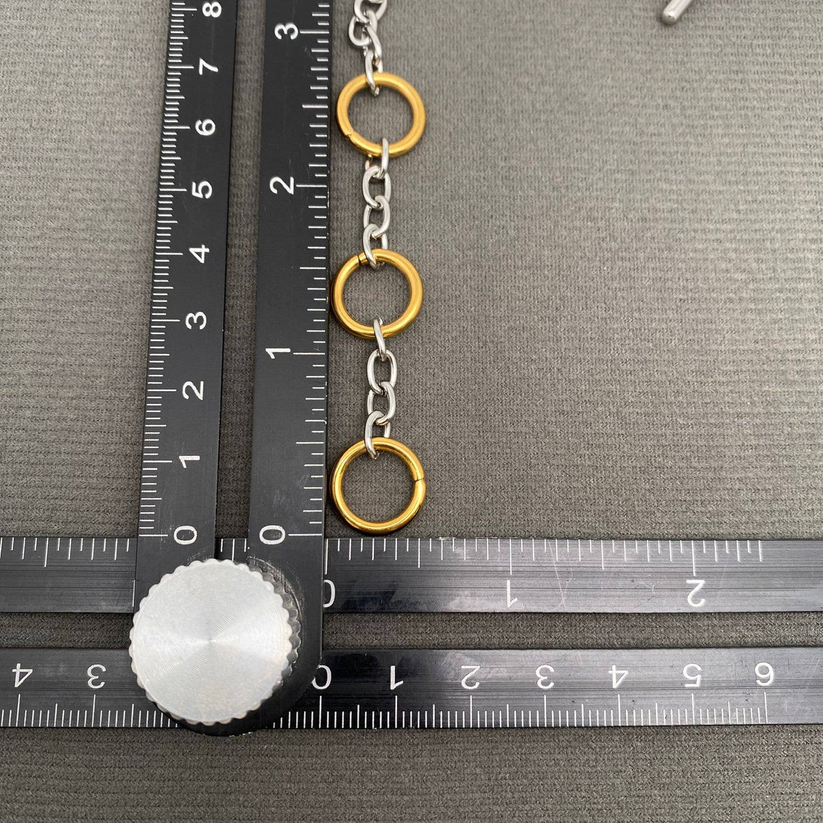 Two Tone 18K GP S.Steel Buckle Necklace