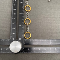 Two Tone 18K GP S.Steel Buckle Necklace