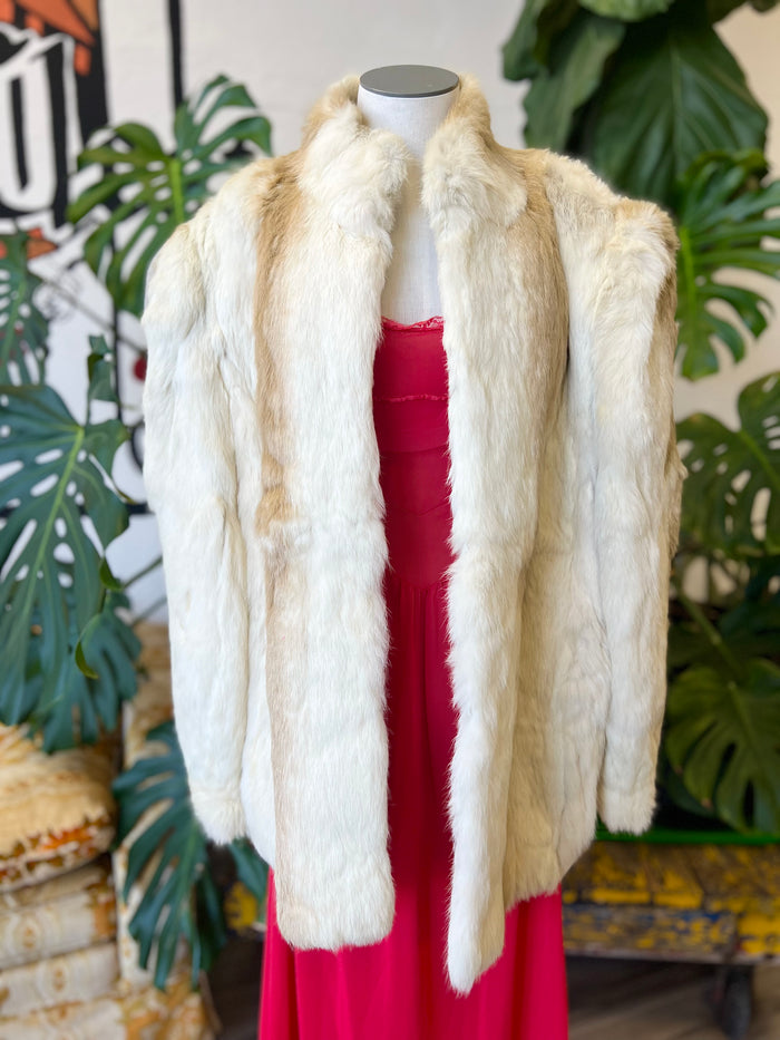 Vault | Rabbit Fur Jacket Large