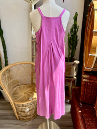 *Sleeveless Midi Dress in Orchid