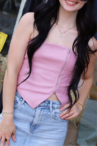 Laura Zip Tube Top