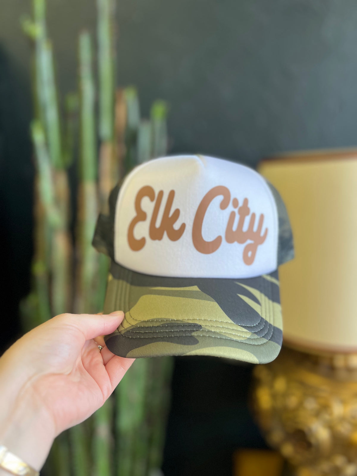 Elk City Trucker Hat + Camo