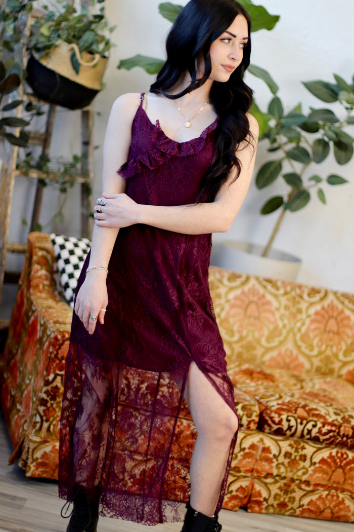 Wine & Dine Lace Dress