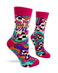 All You Need Is Love Crew Socks