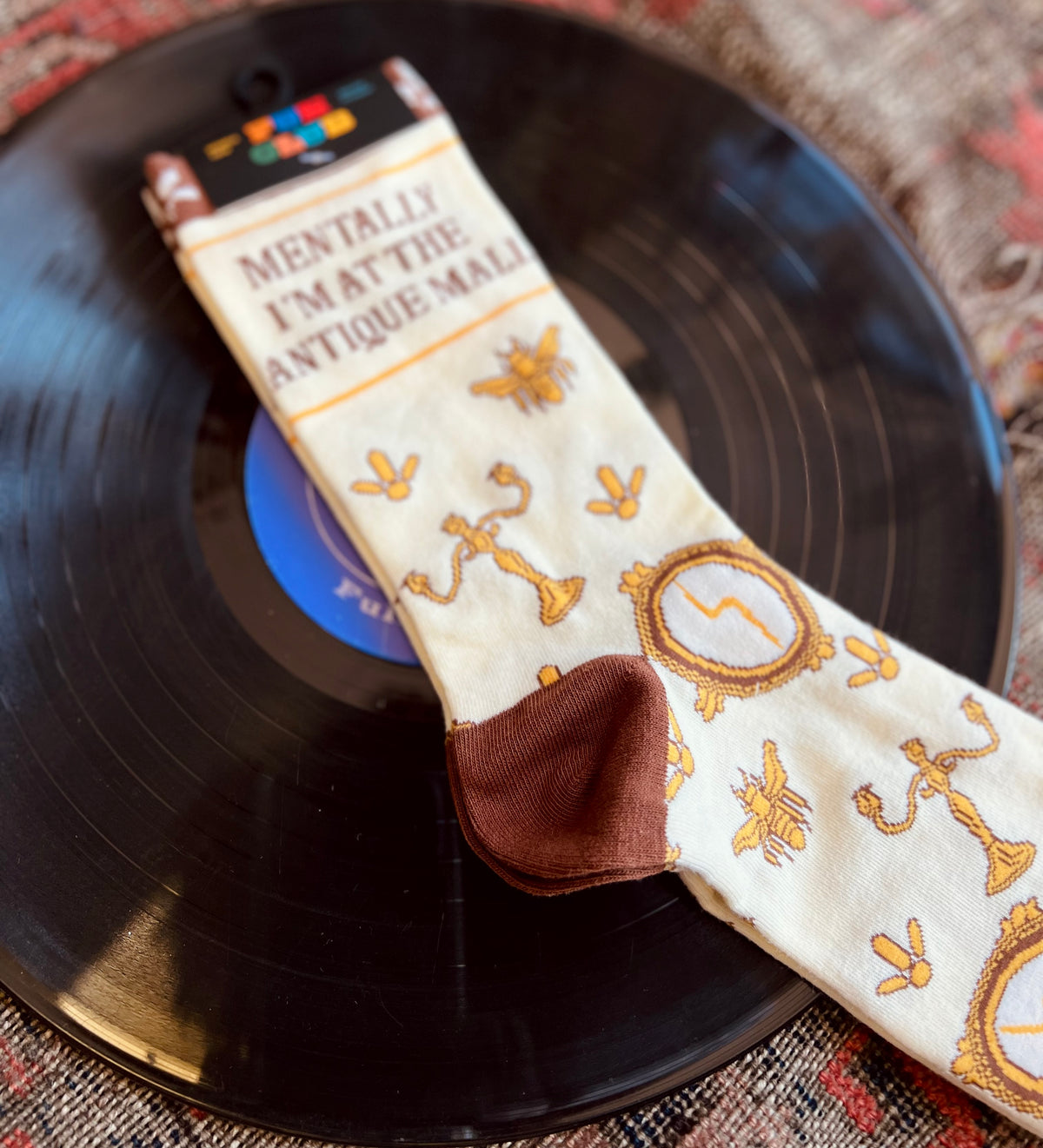 Mentally At the Antique Mall Socks