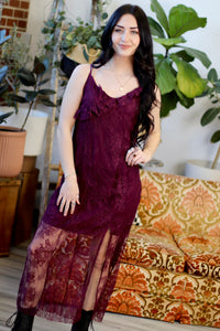 Wine & Dine Lace Dress