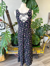 Vault | Black Floral Dress 7/8