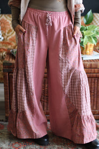 Poppy Patchwork Wide Leg Pants