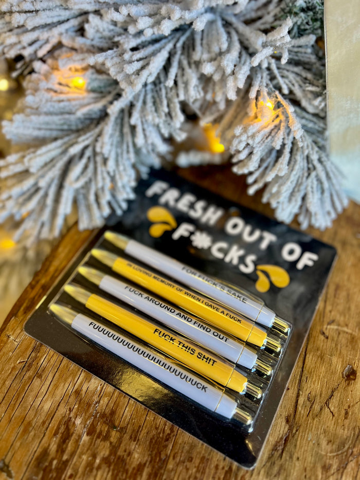 Fresh out of F*cks Pen Set