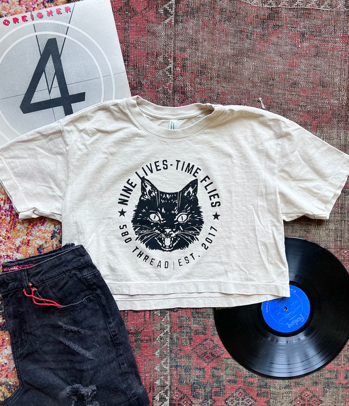 580 9yr Anniversary Tee - Cropped