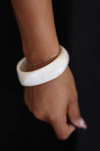 Funky & Chunky Ivory Bangle