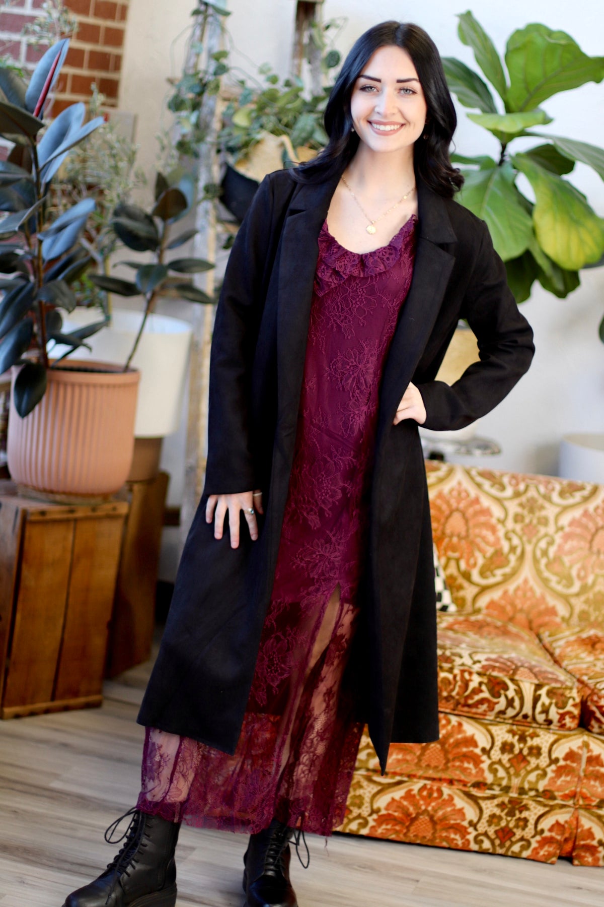 Wine & Dine Lace Dress