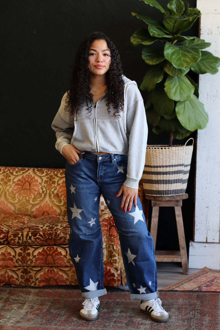 Star Girl Barrel Jeans