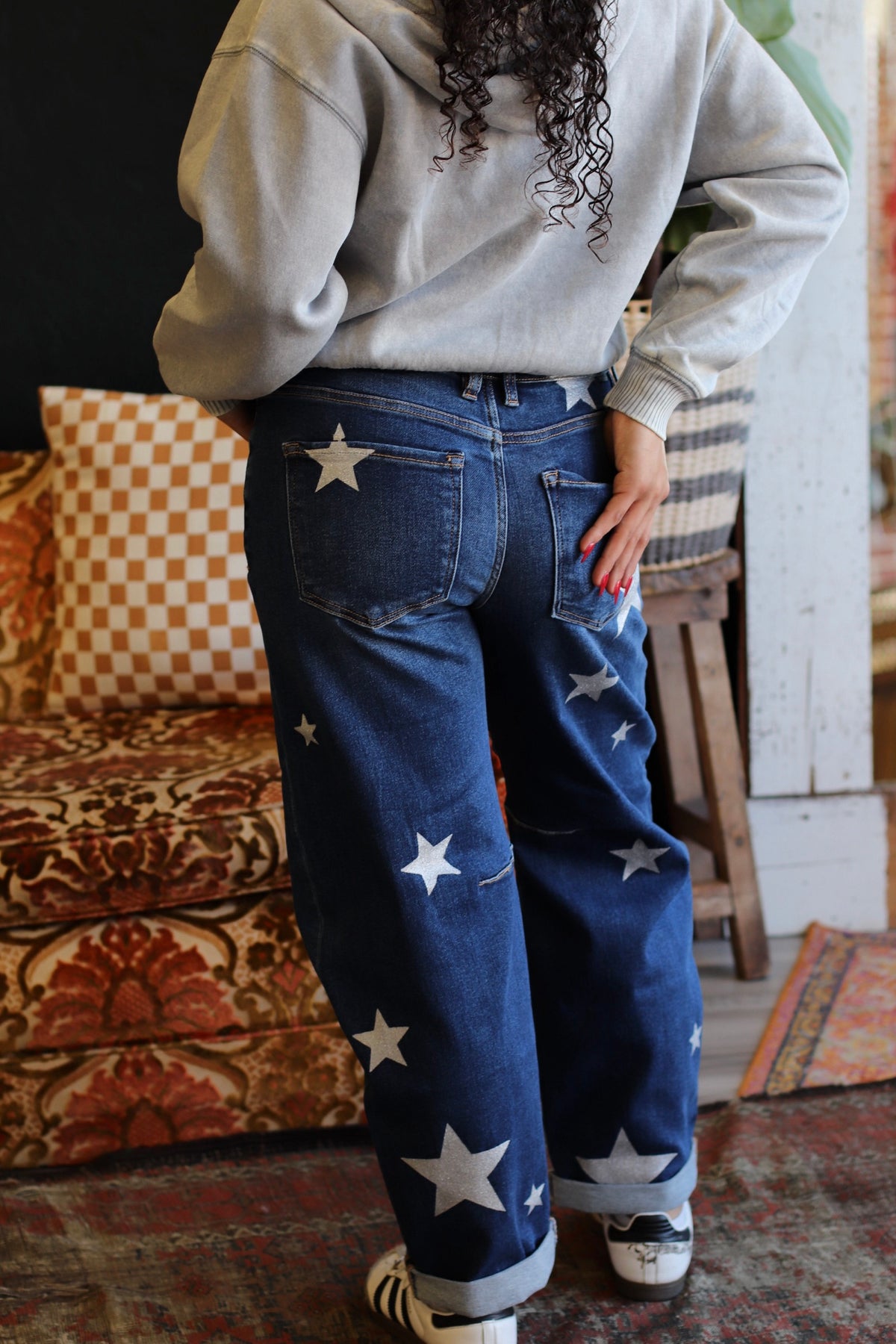 Star Girl Barrel Jeans