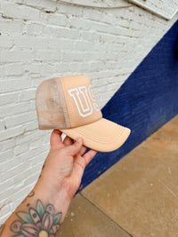 580 Trucker Hat +Tan USA