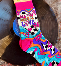 All You Need Is Love Crew Socks