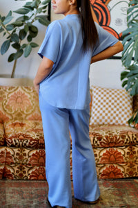 Scuba Two Piece Lounge Set + Light Blue