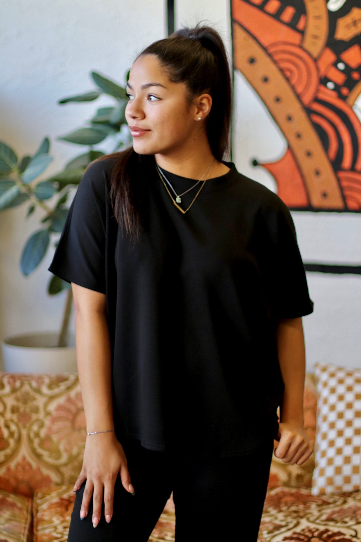 Scuba Two Piece Lounge Set + Black