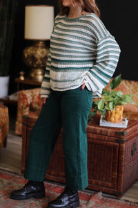 Summer To Fall Crochet Sweater + Pine