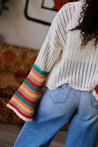 Crochet Bell Sleeve Cardigan