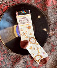 Mentally At the Antique Mall Socks
