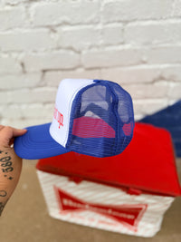 580 Trucker Hat +Blow Sh*t Up Blue