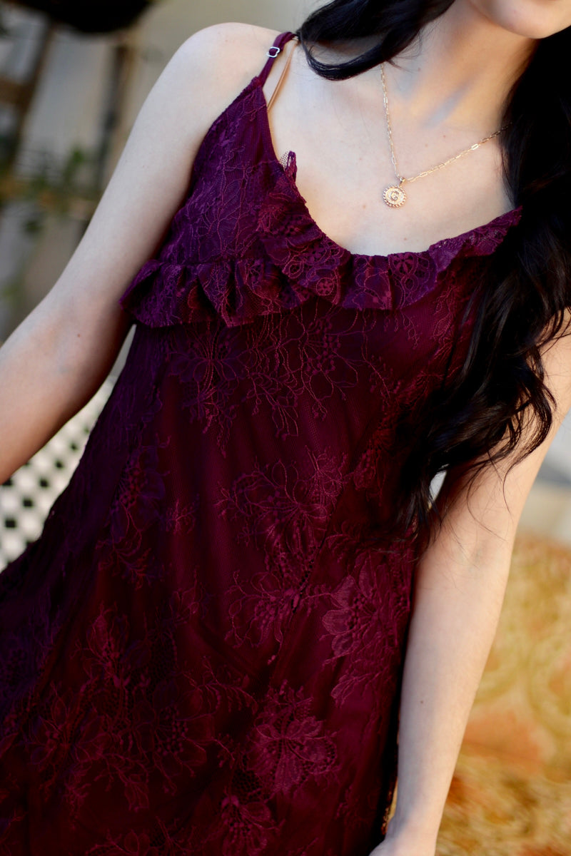 Wine & Dine Lace Dress