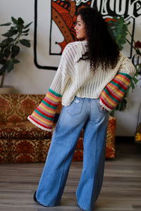 Crochet Bell Sleeve Cardigan