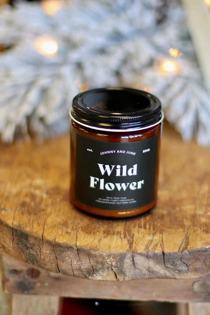 Wild Flower 8oz Soy Candle