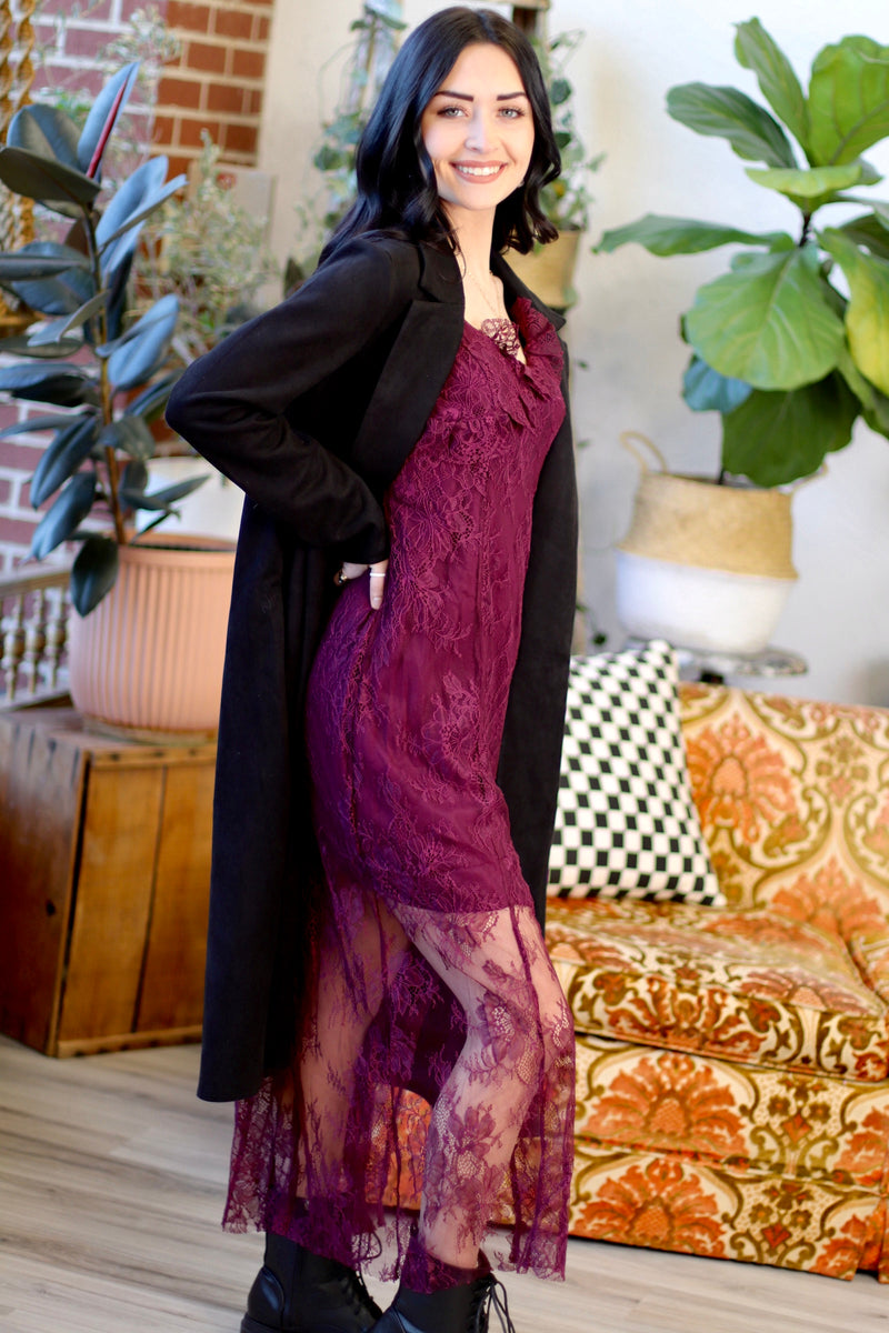 Wine & Dine Lace Dress