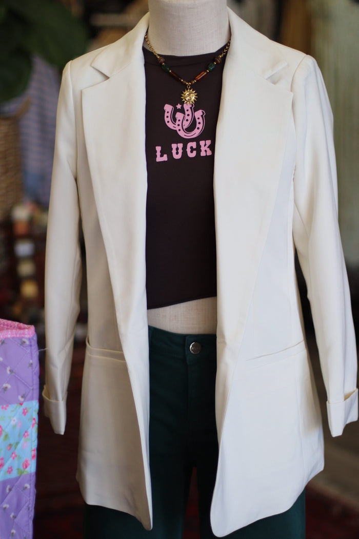 Hendrix Blazer + Cream