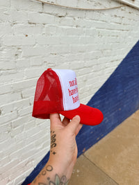 580 Trucker Hat +Red Demons