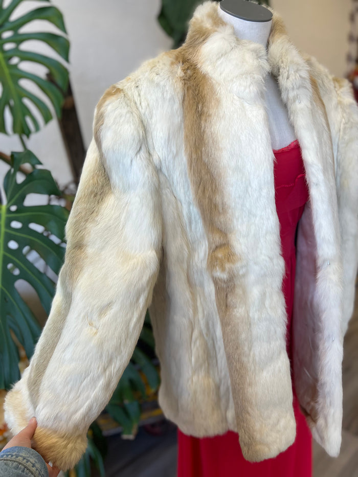 Vault | Rabbit Fur Jacket Large