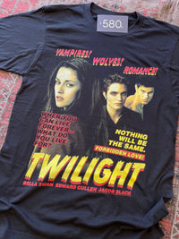 Twilight, Vampire! Wolves! Romance! Black Graphic Tee