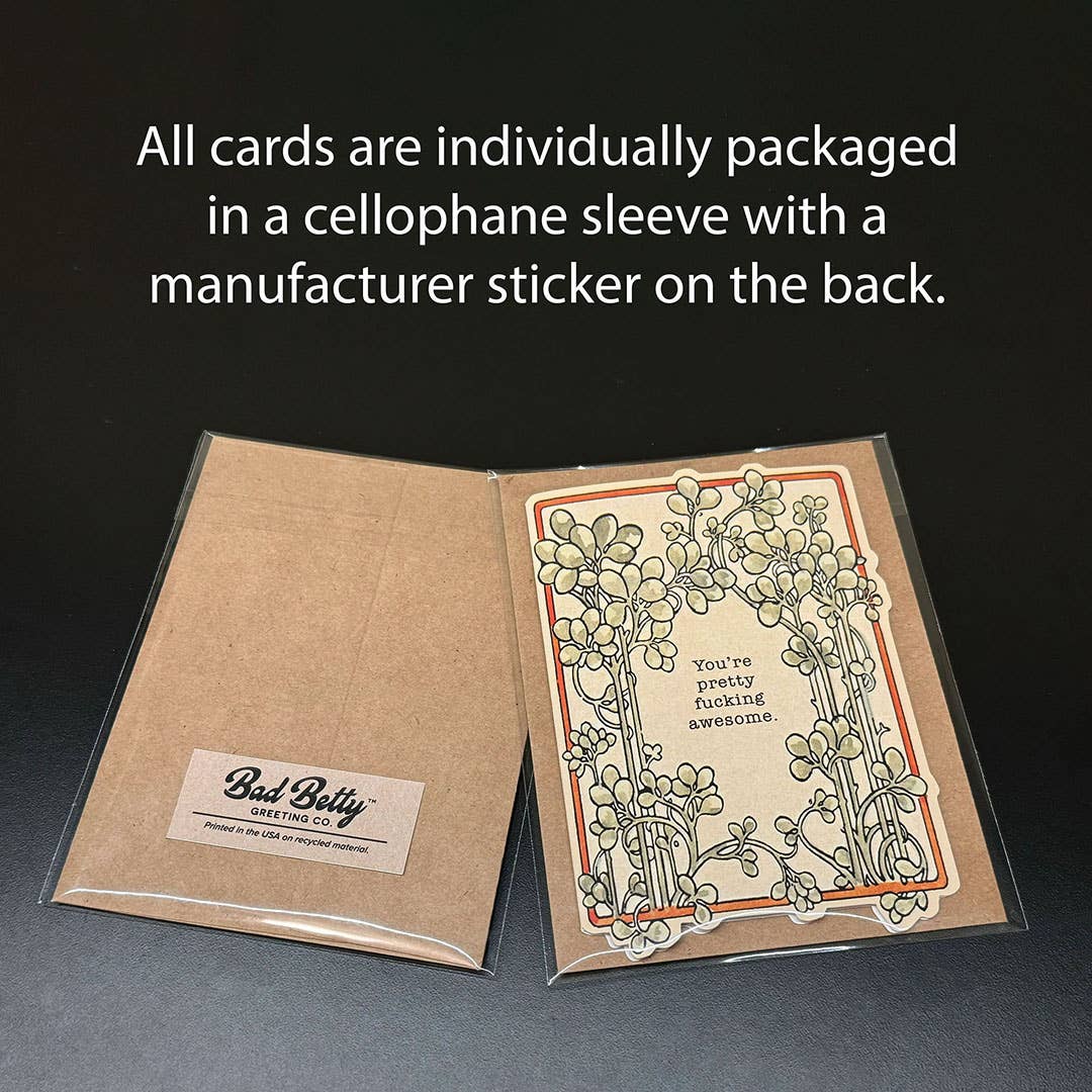 Please Be Patient with Me, I'm from the 1900's Card