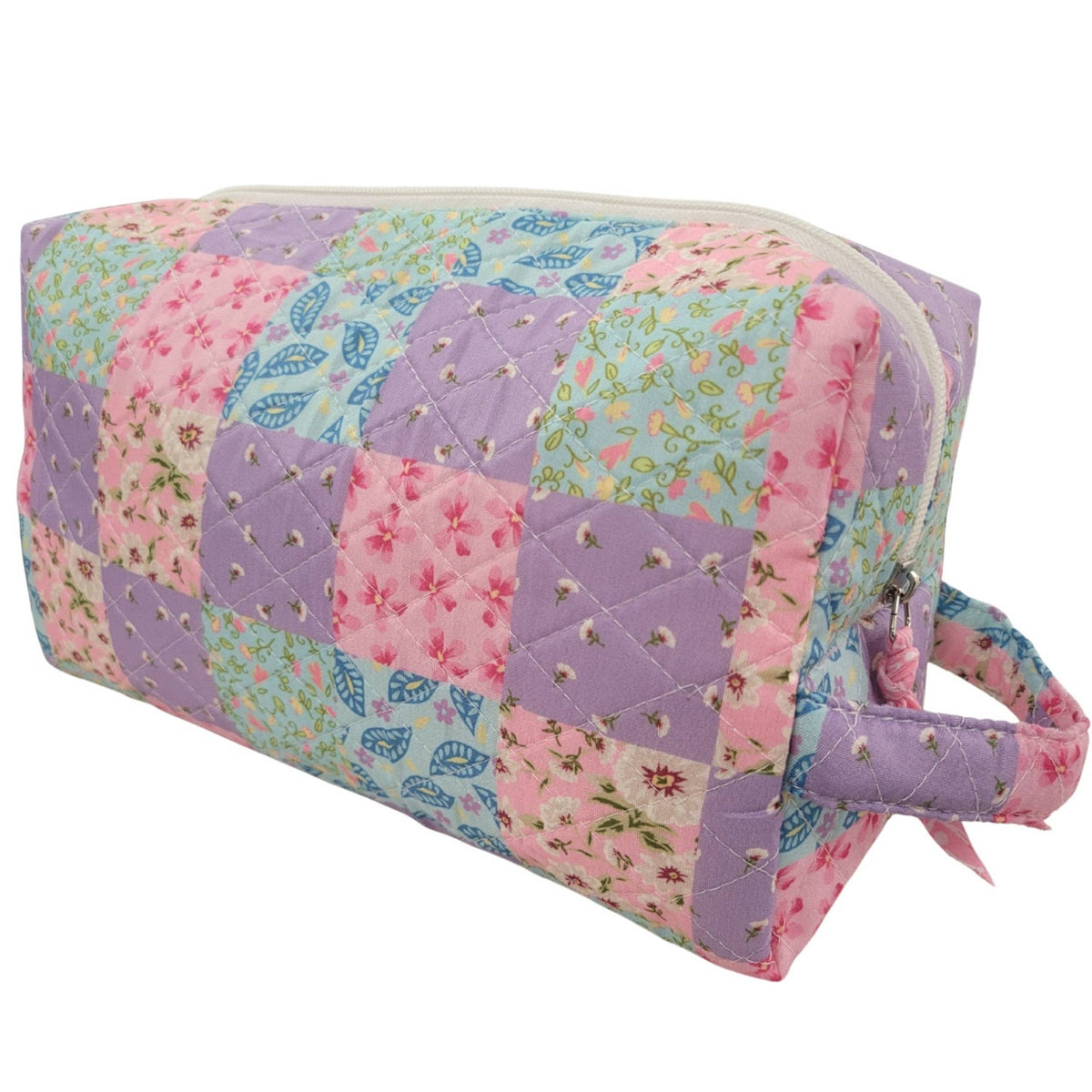 "Spring Garden" Quilted Vanity and Travel Bag
