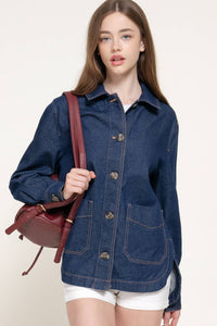 Meredith Dark Wash Denim Jacket