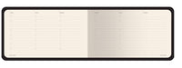 Horizontal Vegan Leather Weekly Planner Rabbit
