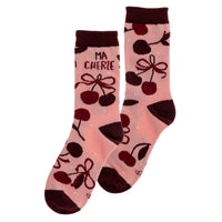 Cherries Crew Socks