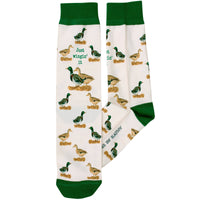 Just Wingin' It Duck Socks