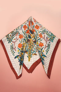 Colorful Lillies Bandana Scarf