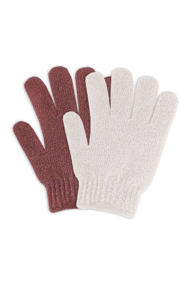 2pc Exfoliating Bath Gloves