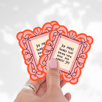Do More Things Sticker 