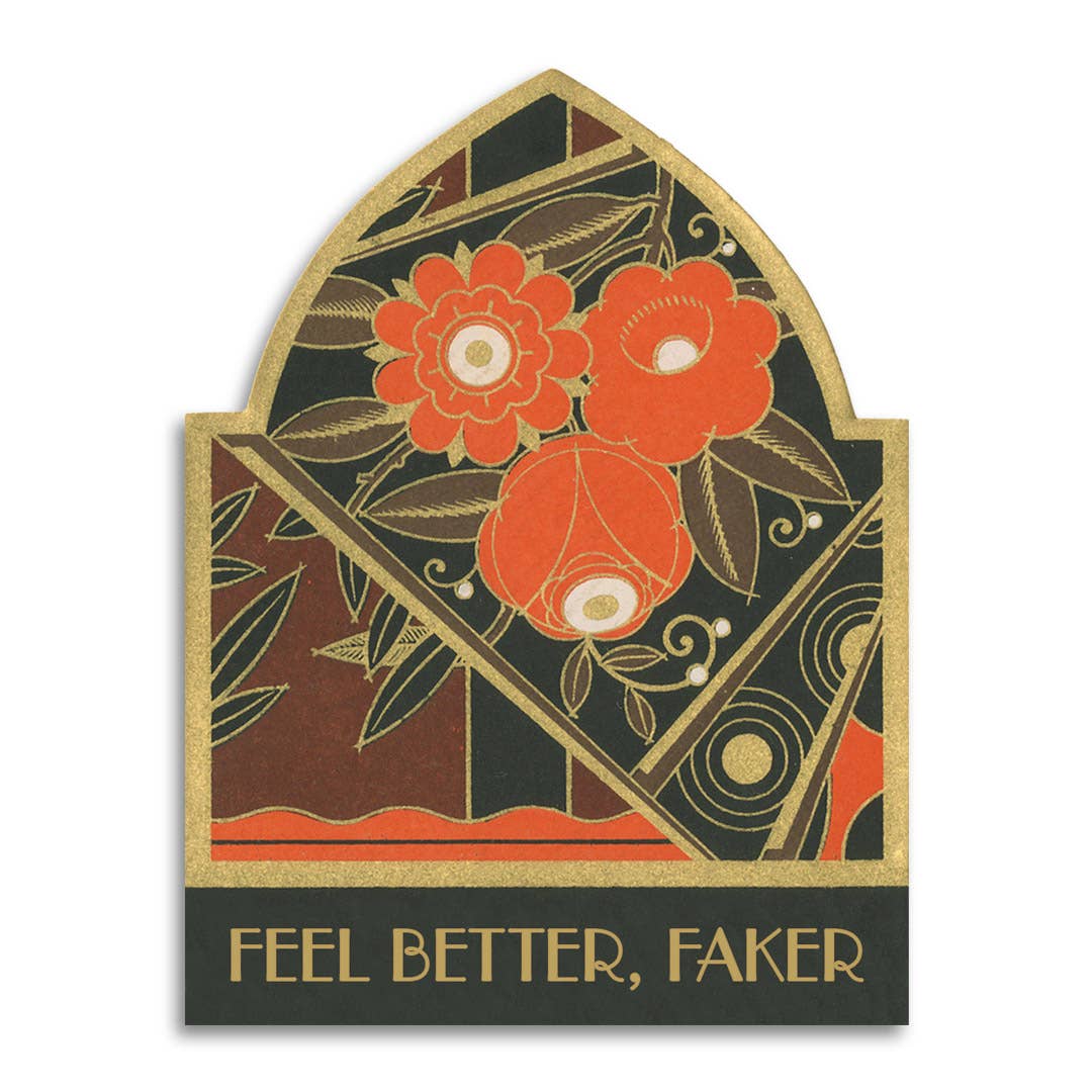 Feel Better, Faker Vintage Card