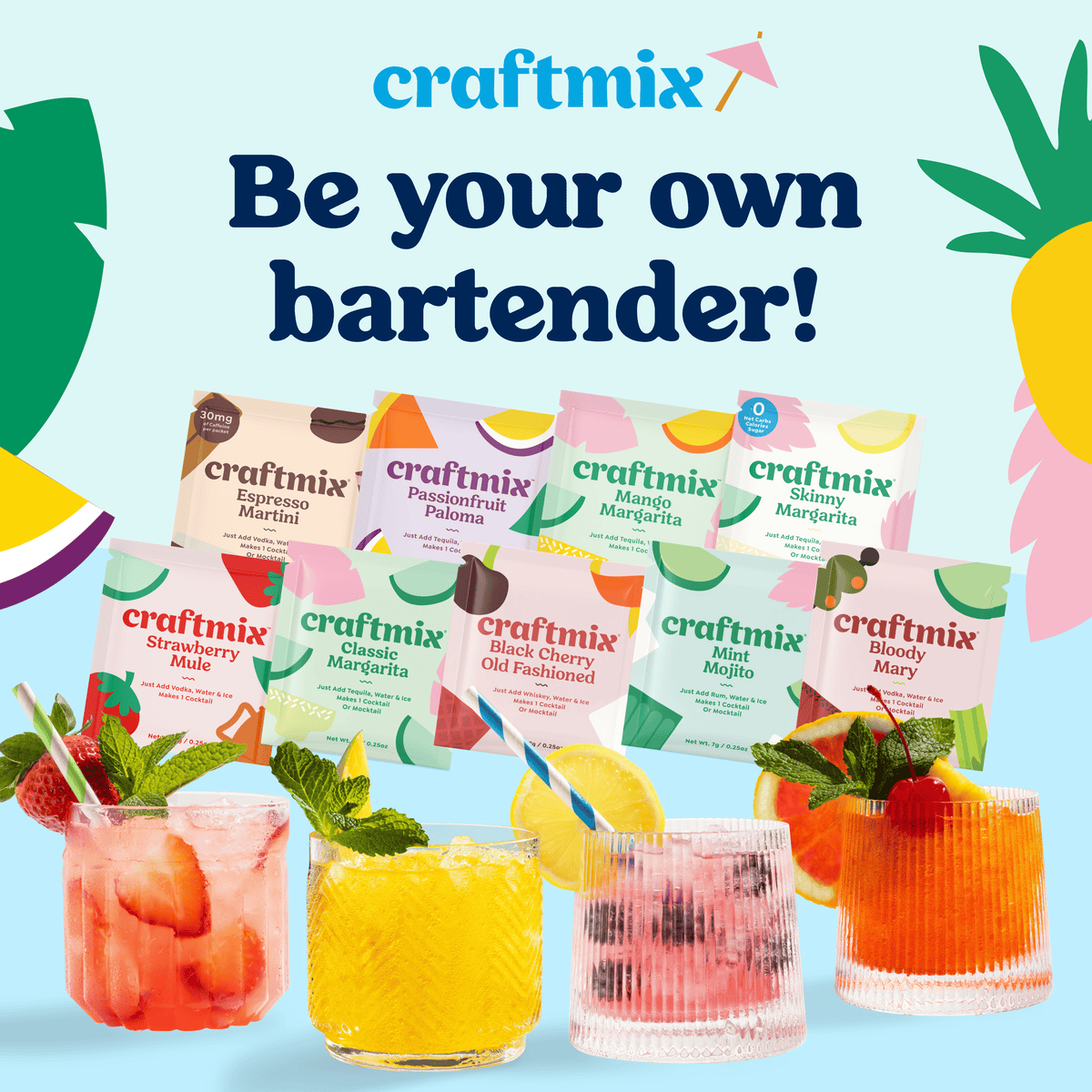 Mango Margarita Cocktail / Mocktail Mixer