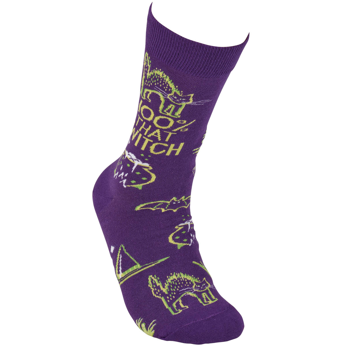 100% That Witch Halloween Socks