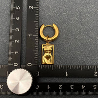 18K Gold Plated Figure Earrings
