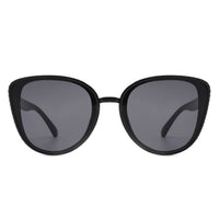 Chic Oversized Cat-Eye Rhinestone Sunglasses