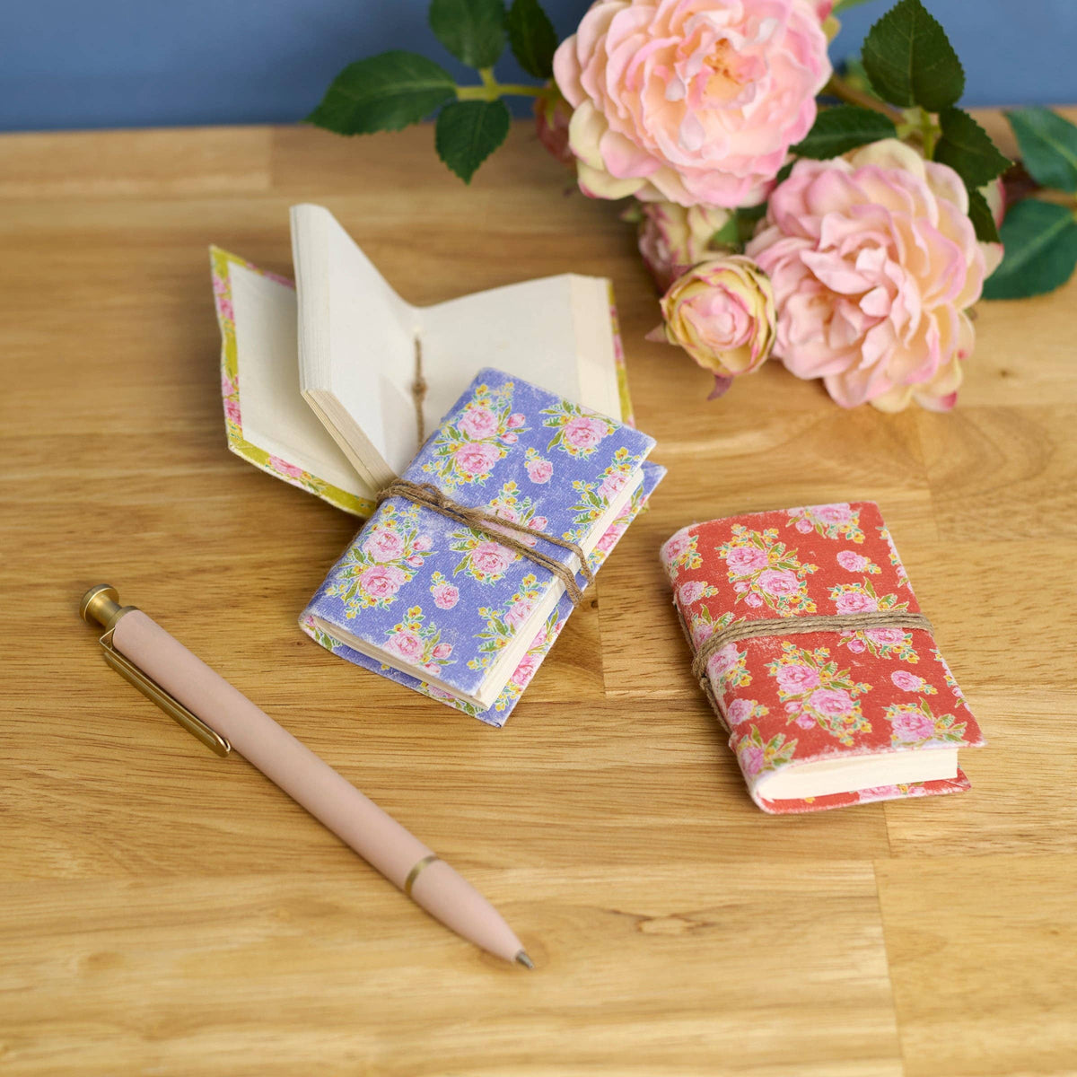 French Floral 3” Mini Notebook Set