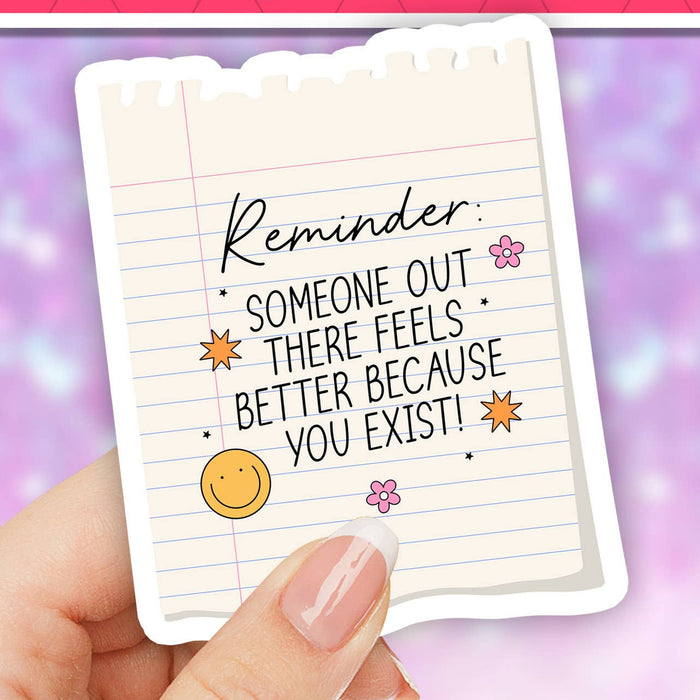 Someone out there Sticker 3"